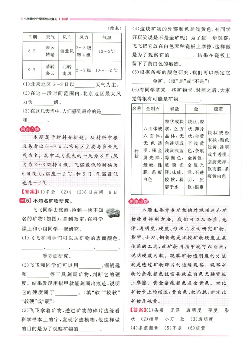 阳光同学考点大全科学_2024年人教版小学数学一二三四五六年级上册下册期中期末试a0747_小学全科《同步练习+精品试卷》打包下载（1-6年级单元月考期中期末试卷）_小升初中总复习