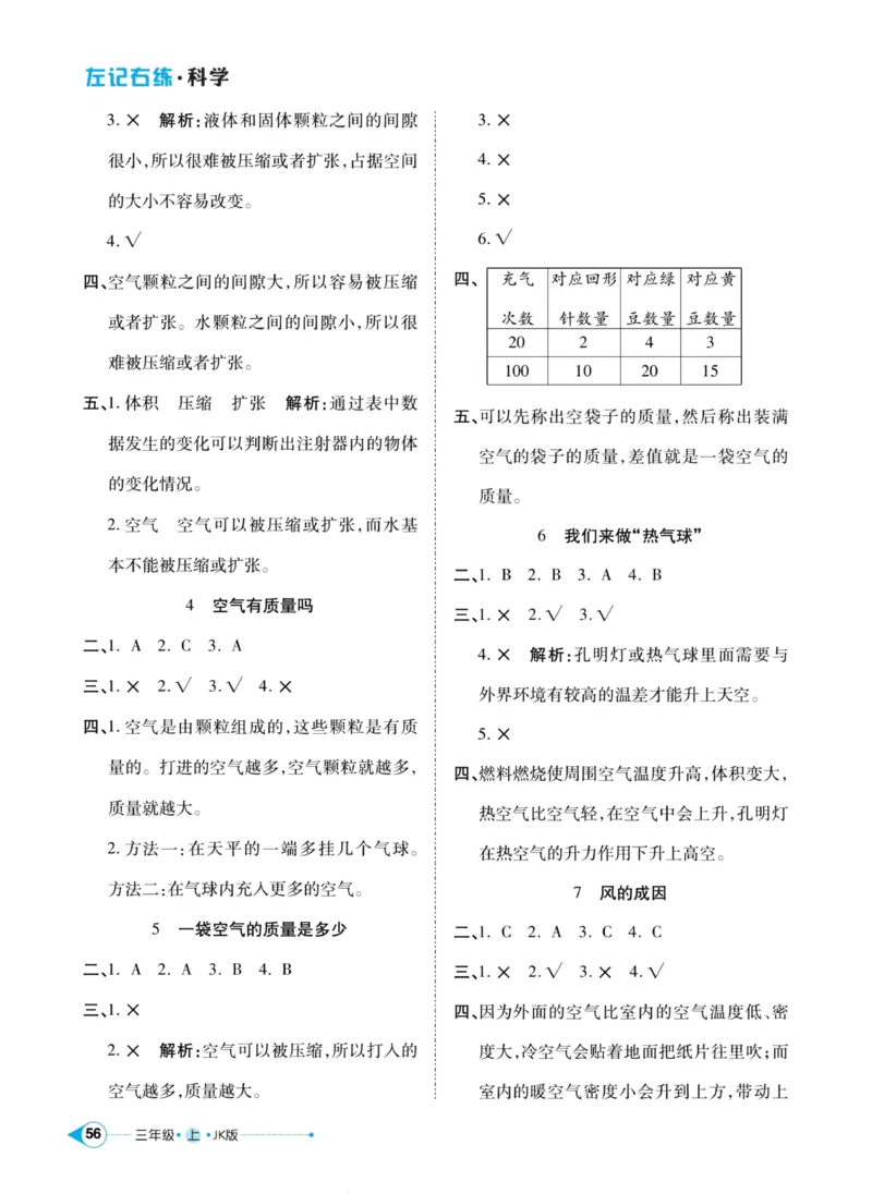 科学教科版左记右练3年级上册_2024年人教版小学数学一二三四五六年级上册下册期中期末试a0747_小学全科《同步练习+精品试卷》打包下载（1-6年级单元月考期中期末试卷）_小学科学