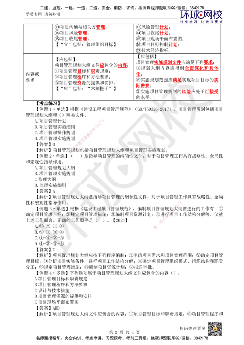 08.第8讲-13工程项目管理规划_2026年一级建造师_2026年一建管理_2025年一建管理SVIP_02-基础精讲✿高端面授✿深度强化_25-管理《考点精讲班》张君、郑春秋HQ_张君