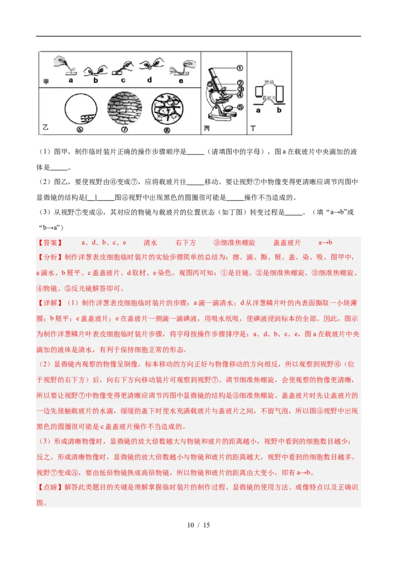 生物（广西卷）（全解全析）_2025年初中《中考第一次模拟》全国各地区模拟卷（8科全）(1)_2025年《中考第一次模拟卷》初中生物_广西&radic;