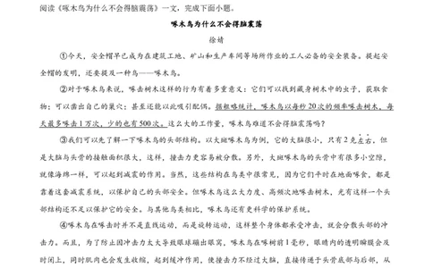 专题21说明文阅读(解析版)_2023-2025《3年中考1年模拟》真题分类汇编（语文、数学）(1)_2023-2025《3年中考1年模拟真题分类汇编》语文