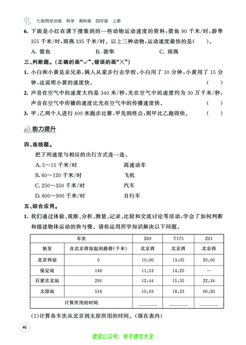 湘科版4a_2024年人教版小学数学一二三四五六年级上册下册期中期末试a0747_小学全科《同步练习+精品试卷》打包下载（1-6年级单元月考期中期末试卷）_小学科学_《七彩同步训练》