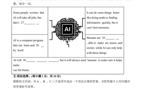 英语（重庆卷）（考试版）_2025年初中《中考第一次模拟》全国各地区模拟卷（8科全）(1)_2025年《中考第一次模拟卷》初中英语_重庆&radic;