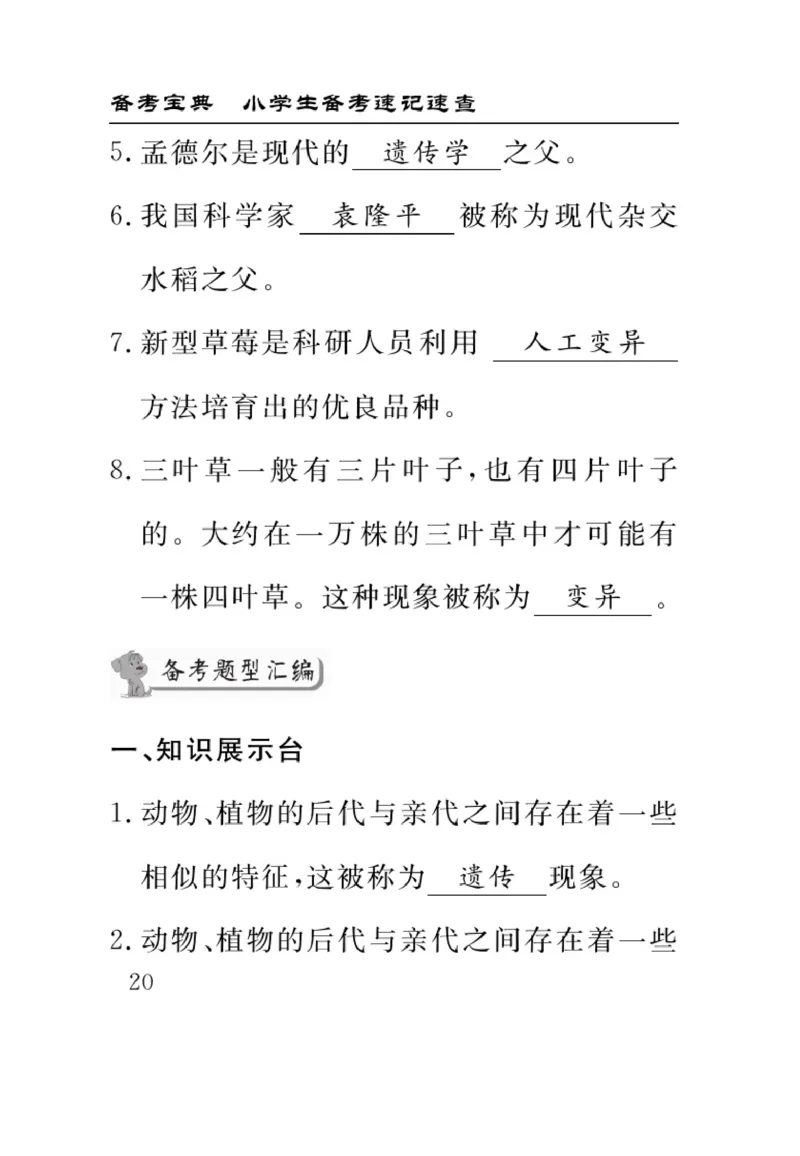 苏教版科学六年级下册速记速查_2024年人教版小学数学一二三四五六年级上册下册期中期末试a0747_小学全科《同步练习+精品试卷》打包下载（1-6年级单元月考期中期末试卷）_小学科学