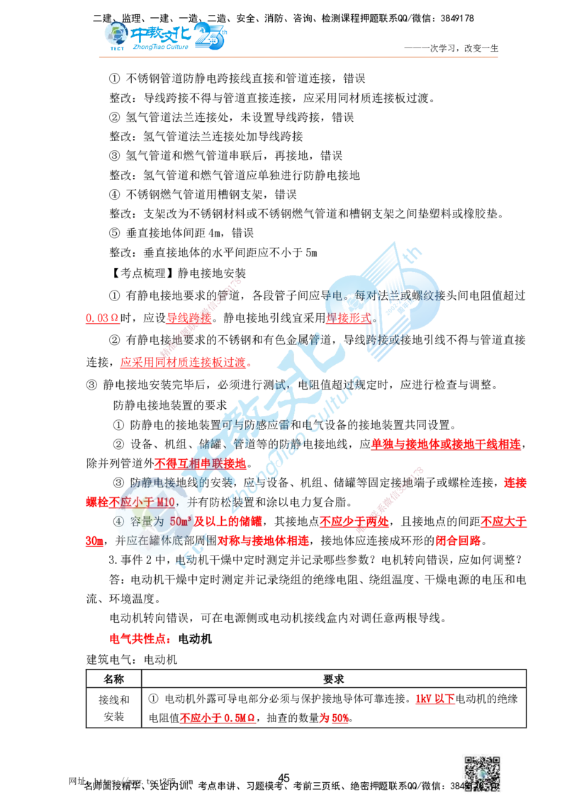 01.25一建机电实务-案例冲刺课（打印版）_2026年一级建造师_2026年一建机电_2025年一建机电SVIP_04-冲刺串讲✿考点强化✿小灶集训_46-机电《冲刺面授班》刘建军ZJ_课程讲义