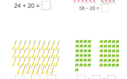 p112计算-100以内两位数加减整十数_幼小衔接全套_7.幼小衔接全套_22、幼小衔接教材_数学幼小衔接幼儿操作手册word（数学）