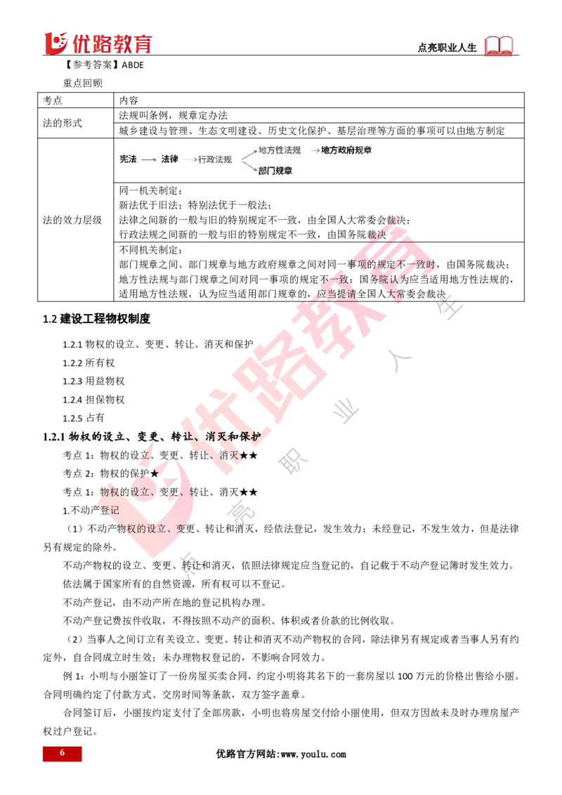25年一建《工程法规》精讲第1章1~4节讲义打印版_2026年一建法规_2025年一建法规SVIP_02-基础精讲✿高端面授✿深度强化_22-法规《教材精讲班》刘老师YL