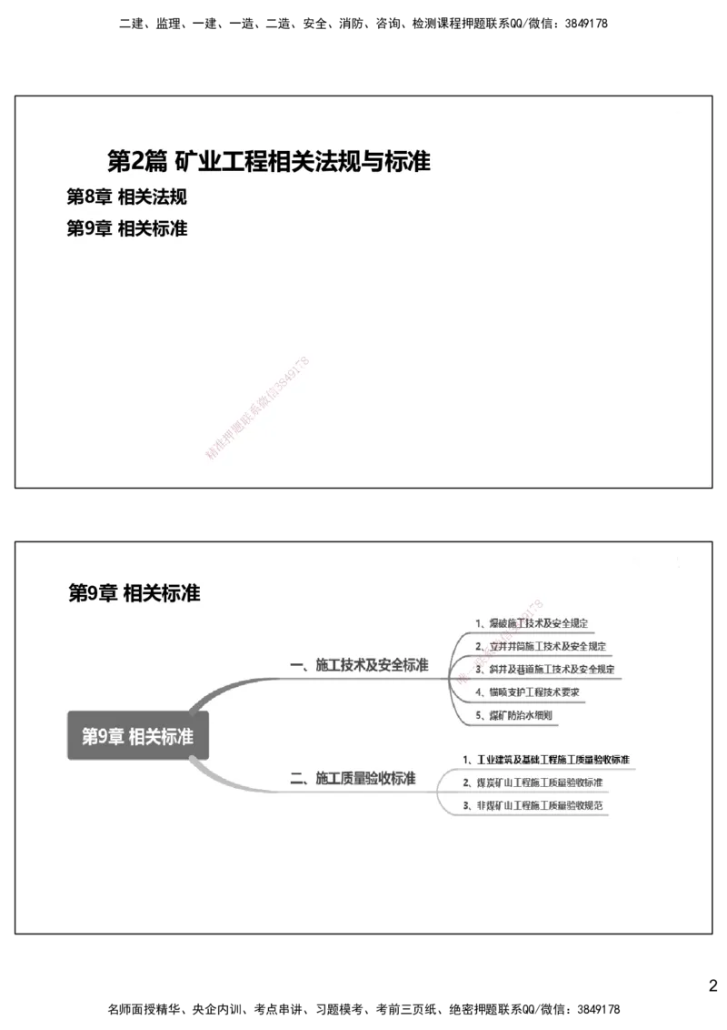 09.2025赵景满-名师精讲通关-009第二篇-第9章相关标准_2026年一级建造师_2026年一建矿业_2025年一建矿业SVIP_02-基础精讲✿高端面授✿深度强化_14-矿业《名师精讲通关》赵景满HX