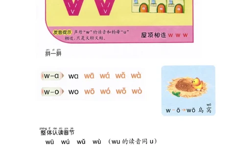 p33-声母w_幼小衔接全套_7.幼小衔接全套_22、幼小衔接教材_语文幼小衔接教师参考用书word（语文）