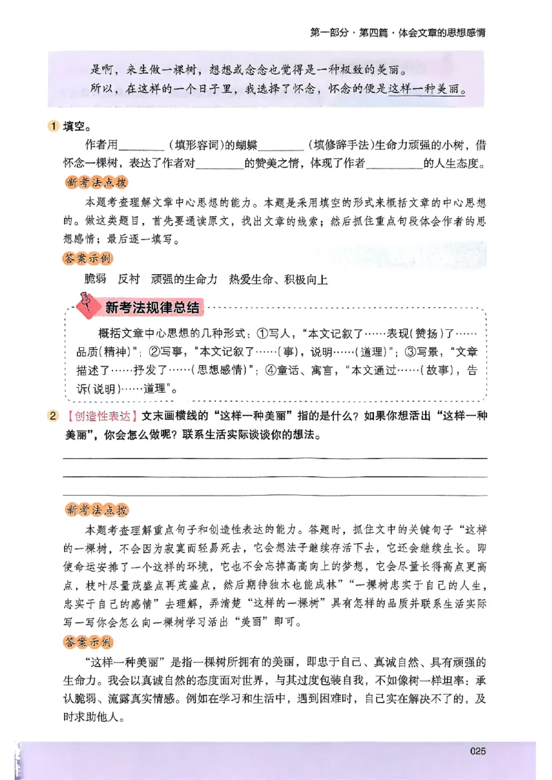 2026版六年级木头马88篇高效训练-副本_26版高效阅读88篇六年级