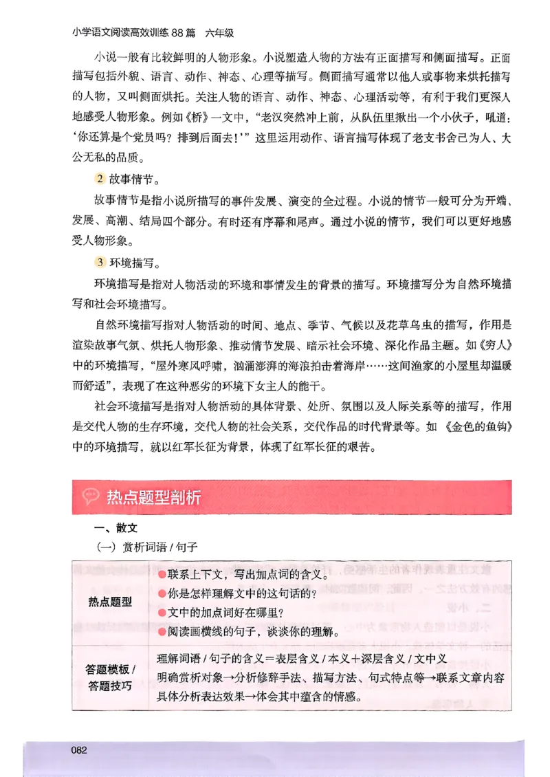 2026版六年级木头马88篇高效训练-副本_26版高效阅读88篇六年级