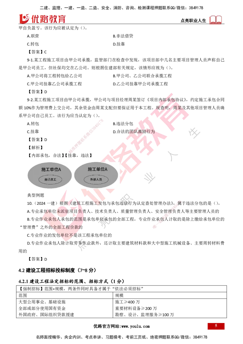 25年一建《工程法规》大V精讲第4章讲义打印版_2026年一建法规_2025年一建法规SVIP_02-基础精讲✿高端面授✿深度强化_25-法规《强化精讲班》陈印YL推荐