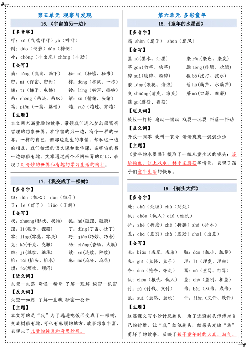1.30三下课课贴_三年级上下册资料_小学三年级学习资料-25年更新版_3-02、小学三年级语文下册_3-2-1、学习资料、复习、知识点、归纳汇总_语文知识点（每课总结）