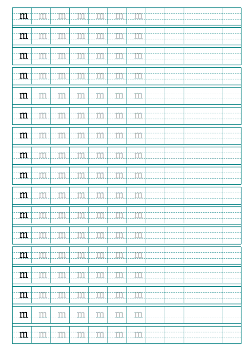 1_幼小衔接拼音描红共29页整张A4直接打印_拼音专项