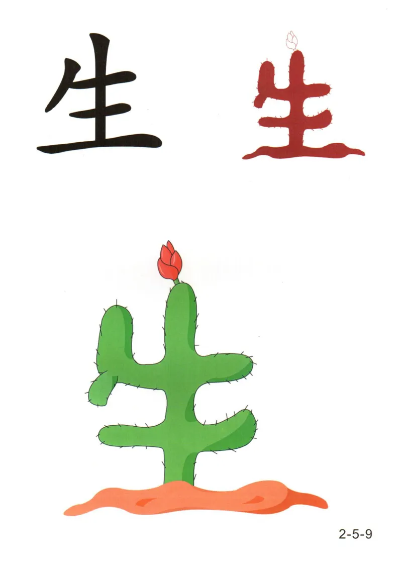 识字看图识字记忆闪卡-第二集_幼小语数英专项资料_幼小语文专项