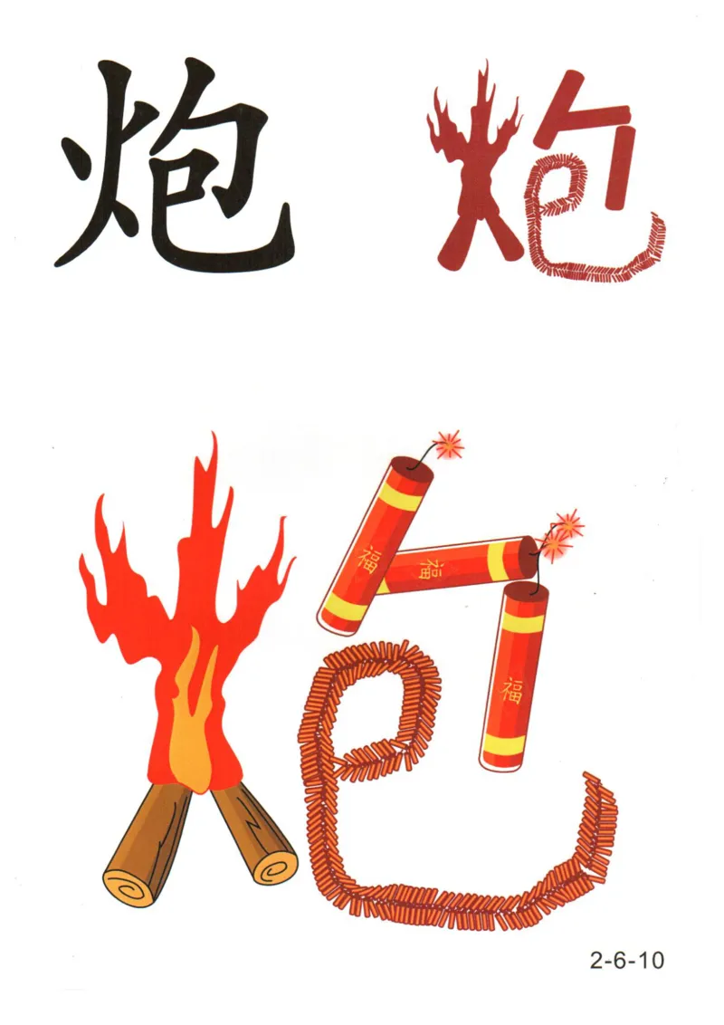 识字看图识字记忆闪卡-第二集_幼小语数英专项资料_幼小语文专项