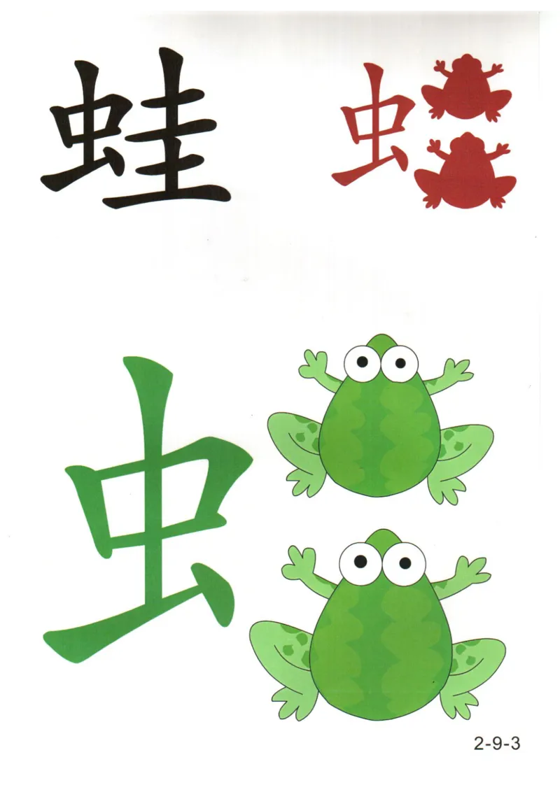 识字看图识字记忆闪卡-第二集_幼小语数英专项资料_幼小语文专项