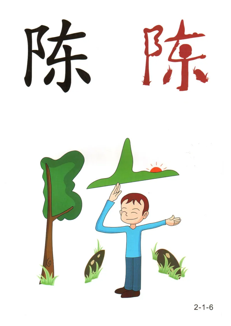 识字看图识字记忆闪卡-第二集_幼小语数英专项资料_幼小语文专项