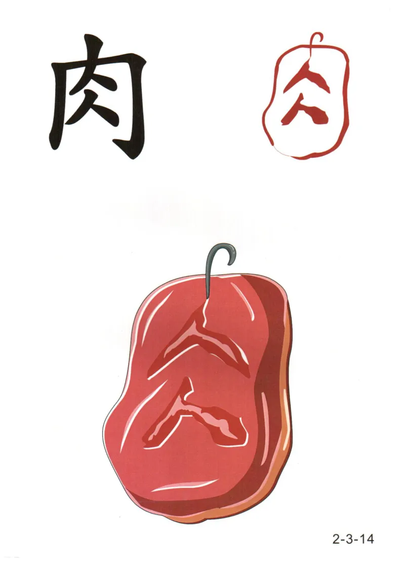 识字看图识字记忆闪卡-第二集_幼小语数英专项资料_幼小语文专项