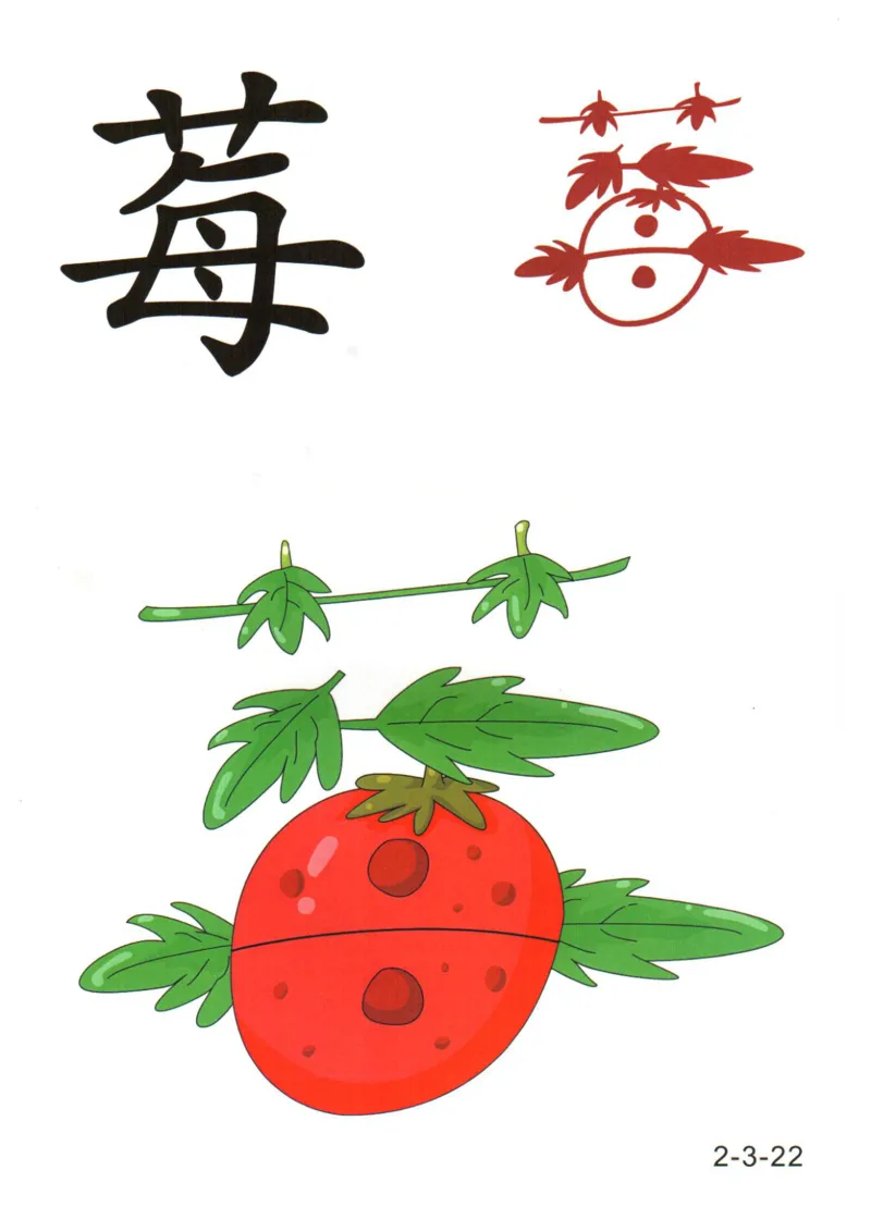 识字看图识字记忆闪卡-第二集_幼小语数英专项资料_幼小语文专项