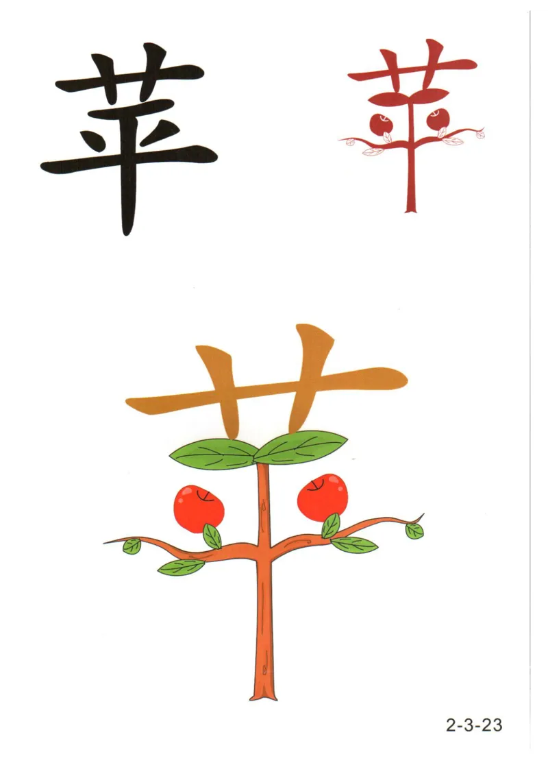 识字看图识字记忆闪卡-第二集_幼小语数英专项资料_幼小语文专项