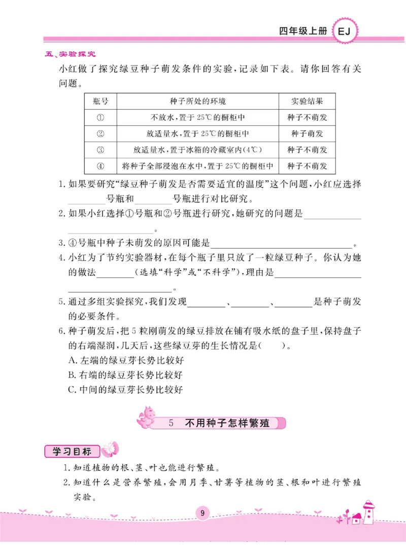 名校练+考四年级上册科学鄂教版_2024年人教版小学数学一二三四五六年级上册下册期中期末试a0747_小学全科《同步练习+精品试卷》打包下载（1-6年级单元月考期中期末试卷）_小学科学