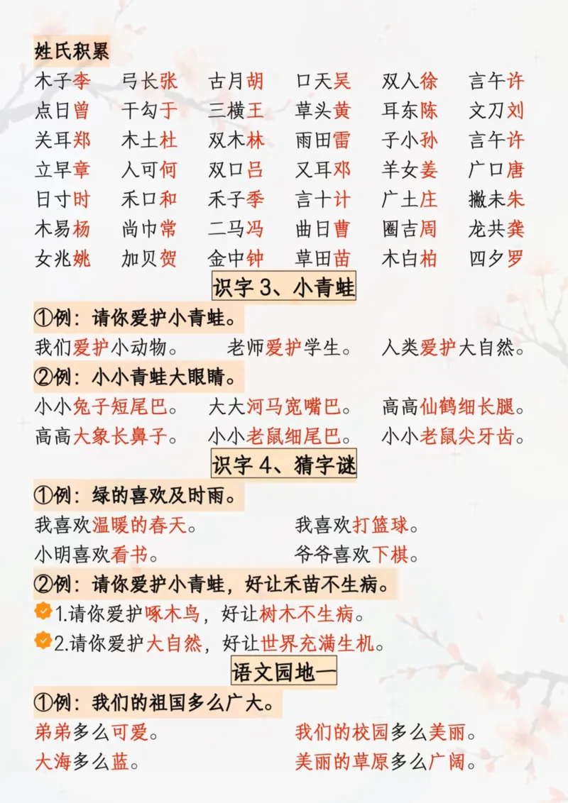 1097一年级下册语文全册重点句子仿写汇总_一年级上下册资料_一年级下册小红书同款资料_一下数学