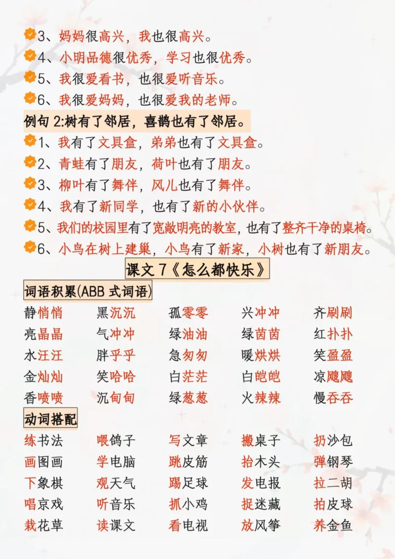 1097一年级下册语文全册重点句子仿写汇总_一年级上下册资料_一年级下册小红书同款资料_一下数学