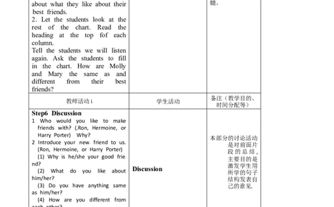 八年级英语教案：Unit3I&rsquo;mmoreoutgoingthanmysister4_初中英语新版_最新人教版英语八年级上册_老版（含有参考价值）_01教案人教版初中英语八上（多版本）易提分旗舰店