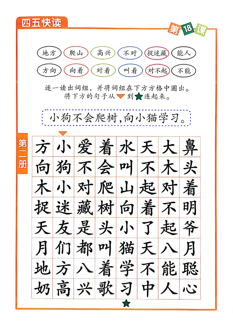 ☆四五快读-配套练习册-19f2832aedf2_幼小衔接全套_幼小衔接资料大全_幼小衔接资料1️⃣_幼小衔接语文_识字