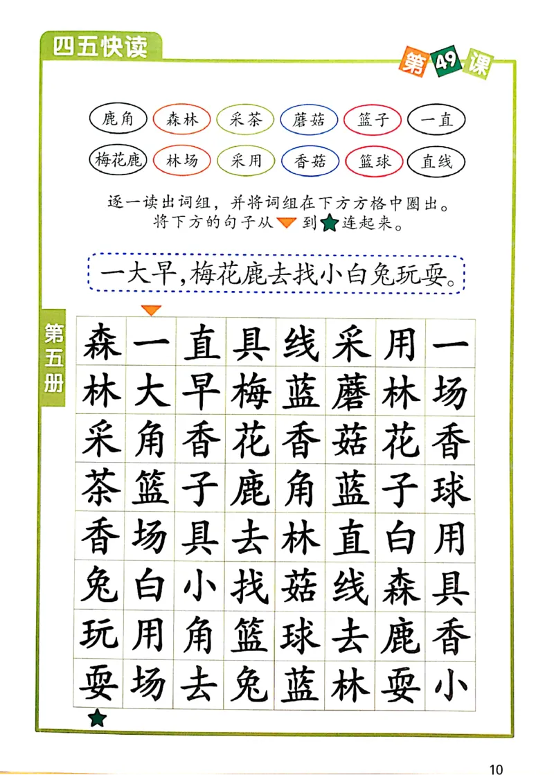 ☆四五快读-配套练习册-19f2832aedf2_幼小衔接全套_幼小衔接资料大全_幼小衔接资料1️⃣_幼小衔接语文_识字