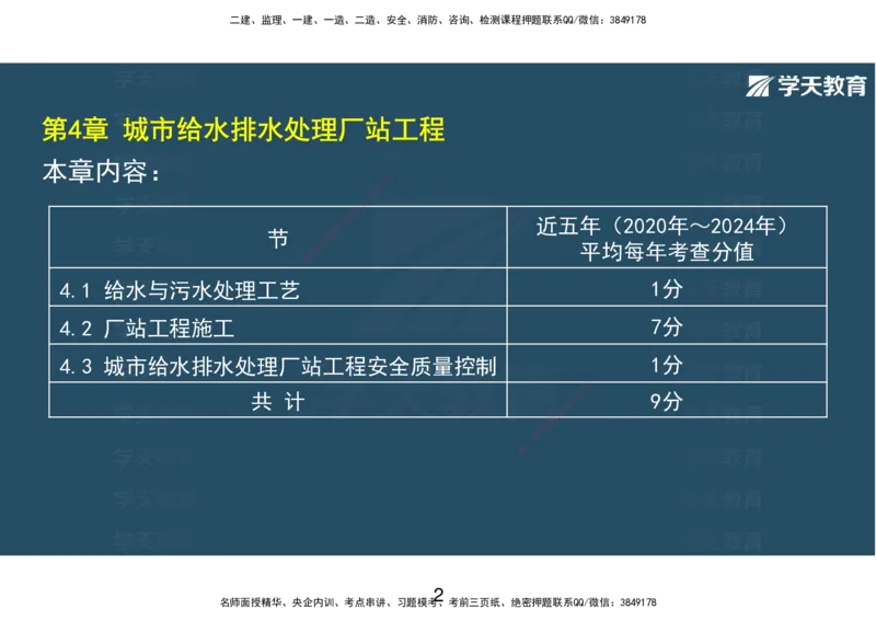 08.2025年一建直播带学第4章城市给水排水处理厂站工程（彩色观看版）_2026年一级建造师_2026年一建市政_2025年一建市政SVIP_02-基础精讲✿高端面授✿深度强化_--配套讲义--