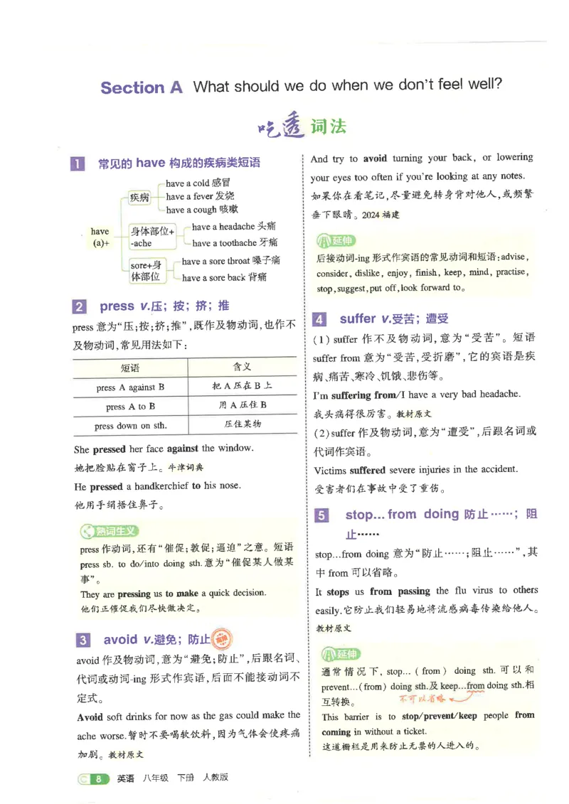 五年中考三年模拟吃透重难点人教版八下_初中英语新版_最新人教版英语八年级下册_2026春新人教版八下（更新中）_88教辅合集