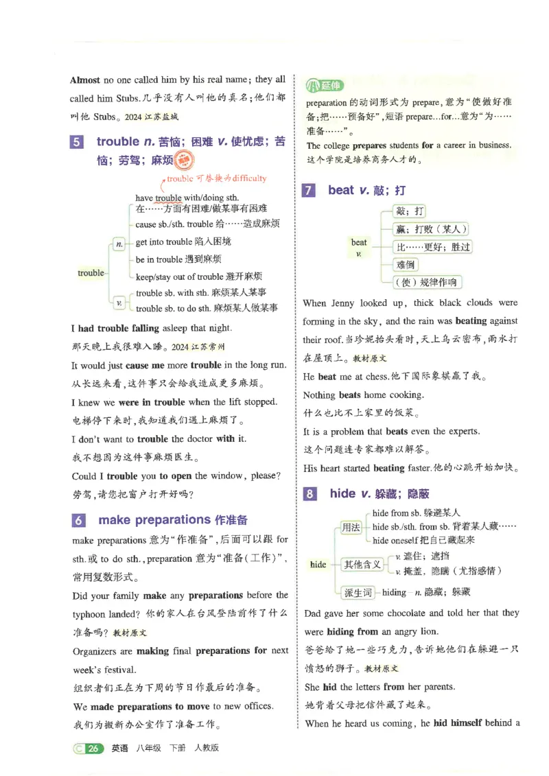 五年中考三年模拟吃透重难点人教版八下_初中英语新版_最新人教版英语八年级下册_2026春新人教版八下（更新中）_88教辅合集