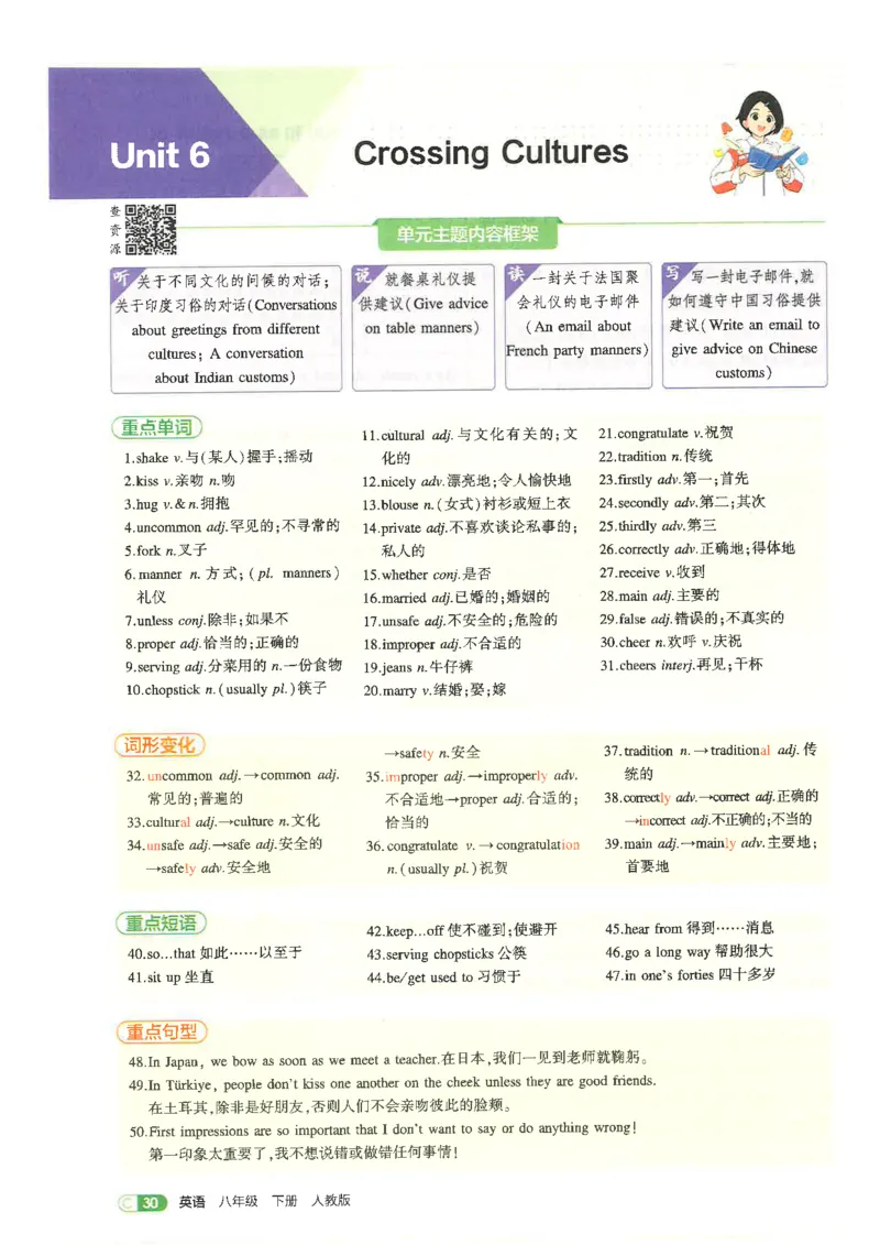 五年中考三年模拟吃透重难点人教版八下_初中英语新版_最新人教版英语八年级下册_2026春新人教版八下（更新中）_88教辅合集