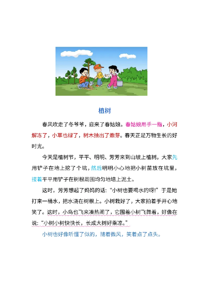 2.18二年级春天常考的看图写话精选范文8篇_二年级上下册资料_小学二年级学习资料-25年更新版_2-02、小学二年级语文下册_2-2-2、练习题、作业、试题、试卷_专项练习_看图写话作文类
