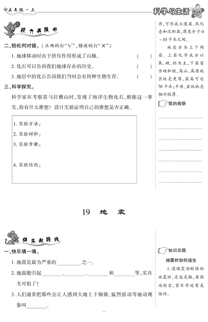 智能训练&middot;科学五年级上册冀人版_2024年人教版小学数学一二三四五六年级上册下册期中期末试a0747_小学全科《同步练习+精品试卷》打包下载（1-6年级单元月考期中期末试卷）_小学科学