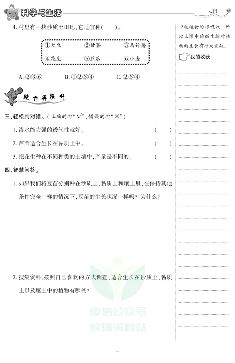 智能训练&middot;科学五年级上册冀人版_2024年人教版小学数学一二三四五六年级上册下册期中期末试a0747_小学全科《同步练习+精品试卷》打包下载（1-6年级单元月考期中期末试卷）_小学科学