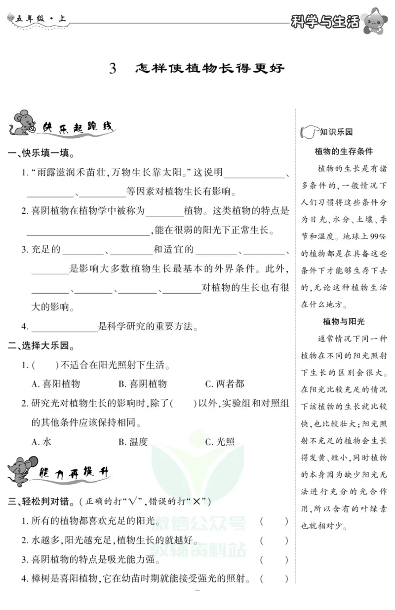 智能训练&middot;科学五年级上册冀人版_2024年人教版小学数学一二三四五六年级上册下册期中期末试a0747_小学全科《同步练习+精品试卷》打包下载（1-6年级单元月考期中期末试卷）_小学科学