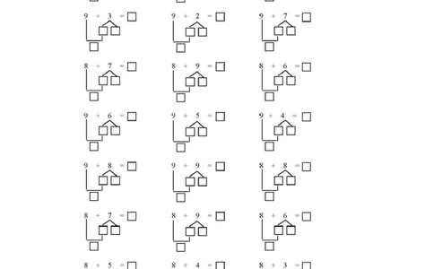幼小衔接借十法练习题10套_幼小语数英专项资料_幼小数学专项