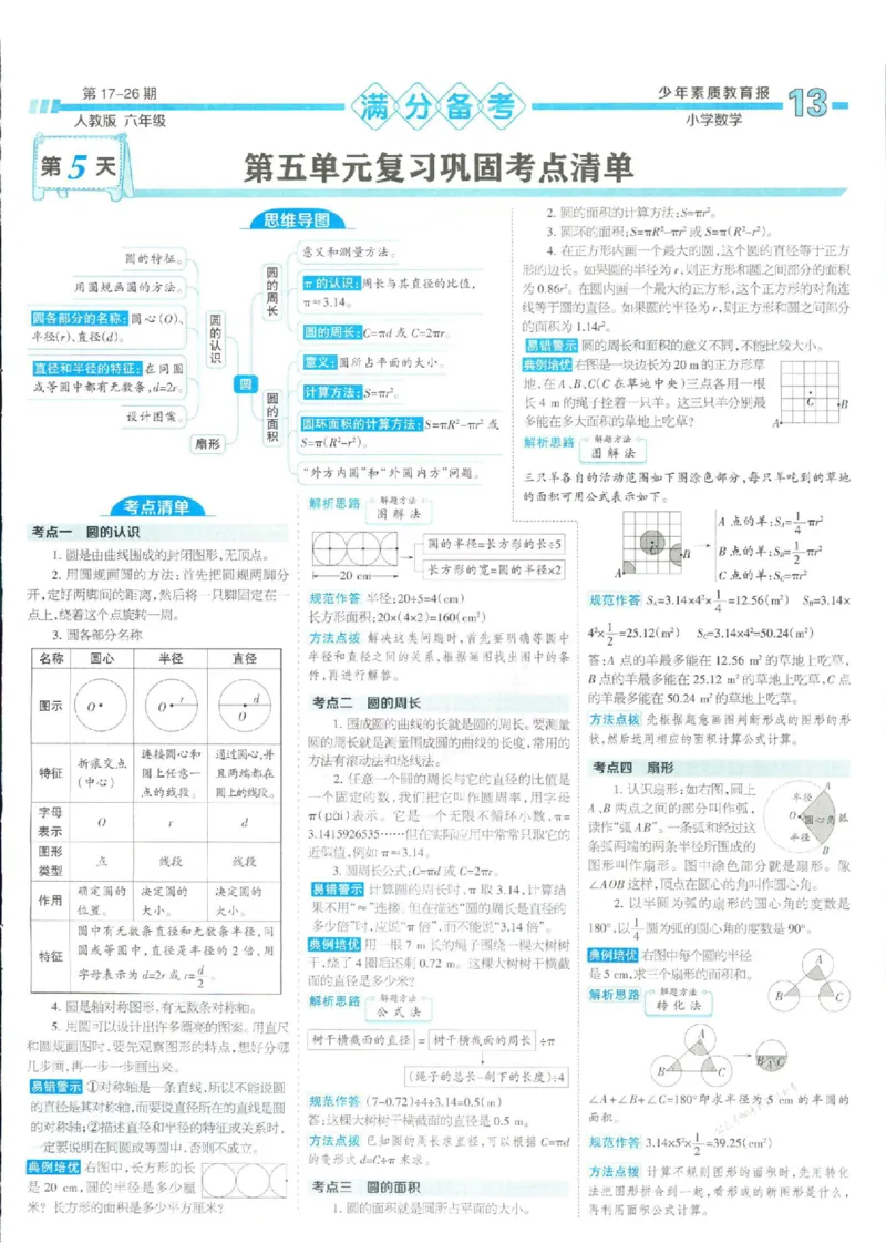 少年素质教育报6年级上册数学人教版_2024年人教版小学数学一二三四五六年级上册下册期中期末试a0747_小学全科《同步练习+精品试卷》打包下载（1-6年级单元月考期中期末试卷）