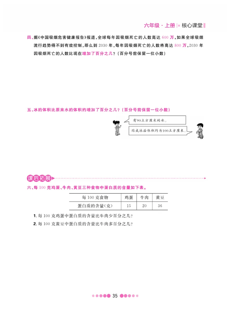 《核心课堂》6年级数学上册（冀教版）书_2024年人教版小学数学一二三四五六年级上册下册期中期末试a0747_小学全科《同步练习+精品试卷》打包下载（1-6年级单元月考期中期末试卷）