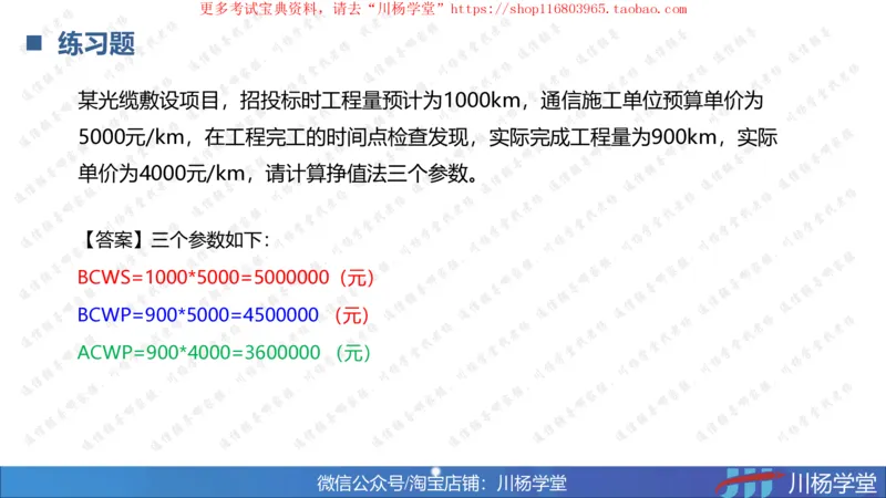 09-挣值法专题学习讲义（含课后作业及答案）-4.10号直播_2026年一级建造师_2026年一建通信_2025年一建通信SVIP_02-基础精讲✿高端面授✿深度强化_06-网络图和净值法专题学习