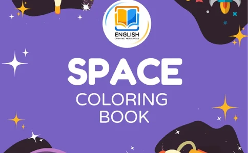 SpaceColoringBookCopyright2021EnglishCreatedResources_幼小语数英专项资料_幼小英语数字，字母