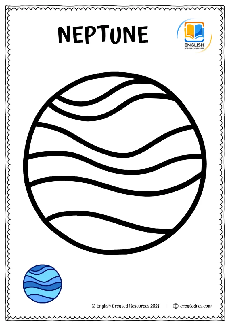 SpaceColoringBookCopyright2021EnglishCreatedResources_幼小语数英专项资料_幼小英语数字，字母