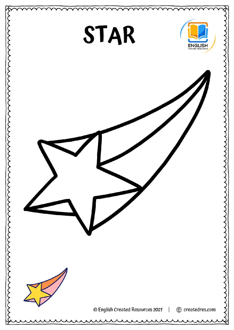 SpaceColoringBookCopyright2021EnglishCreatedResources_幼小语数英专项资料_幼小英语数字，字母