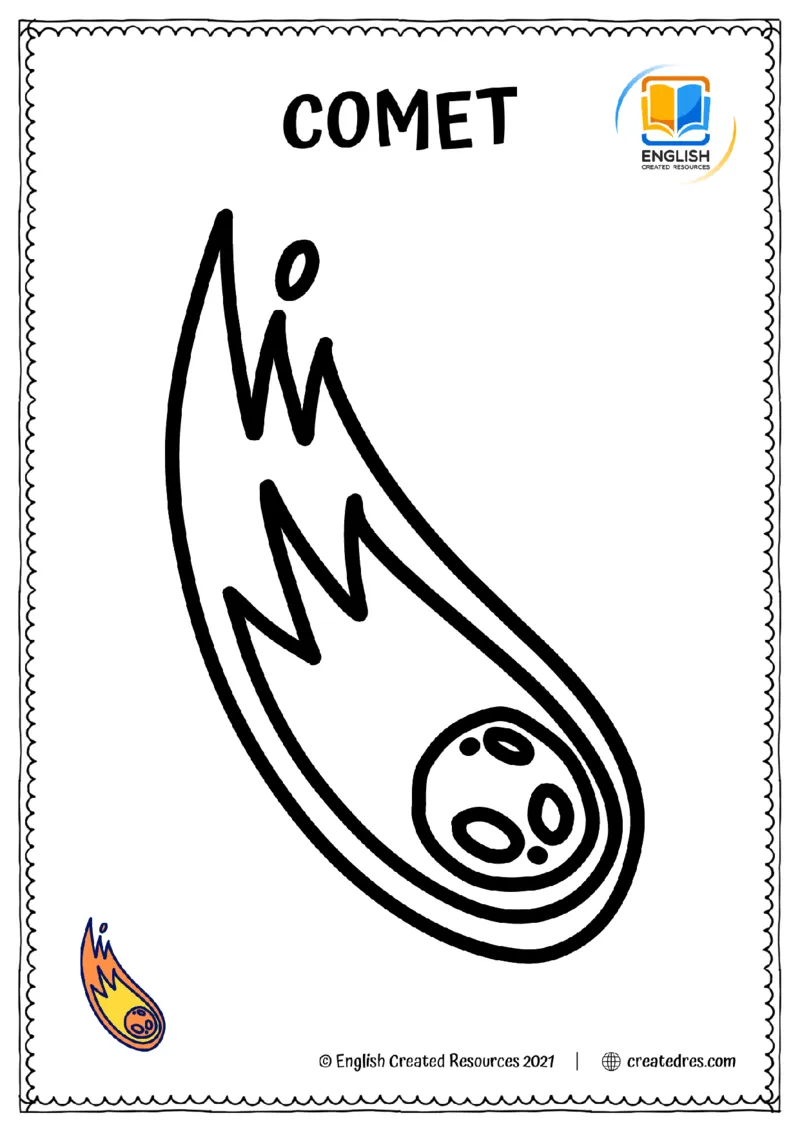 SpaceColoringBookCopyright2021EnglishCreatedResources_幼小语数英专项资料_幼小英语数字，字母