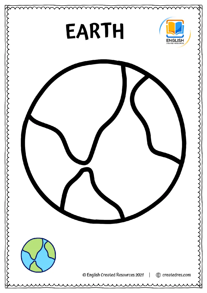 SpaceColoringBookCopyright2021EnglishCreatedResources_幼小语数英专项资料_幼小英语数字，字母