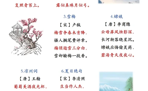 -四年级（上）语文暑假预习必备知识总_小学全网线上同款资料_33号文件4年级上