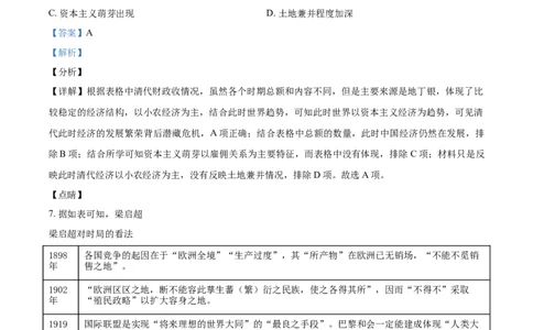 2021年高考历史试卷（海南）（解析卷）_历史历年高考真题_新&middot;Word版2008-2025&middot;高考历史真题_历史（按年份分类）2008-2025_2021&middot;历史高考真题